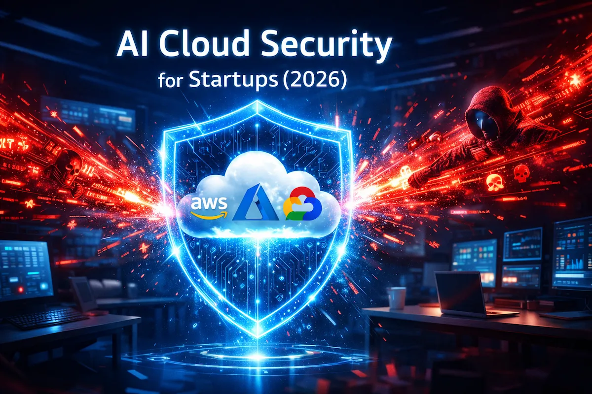 AI cloud security solutions protecting startup infrastructure across AWS, Azure, and Google Cloud from cyber attacks