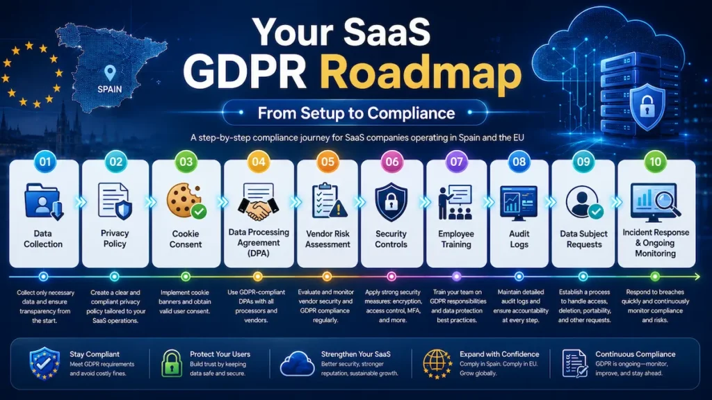 Spain GDPR Checklist for SaaS
